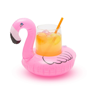 Flamingó felfújható pohártartó 18cm