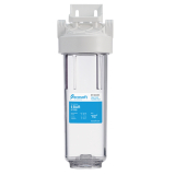 Ecosoft 10" vízszűrő ház készlet - hideg vizes - átlátszó - 1/2"x1/2"