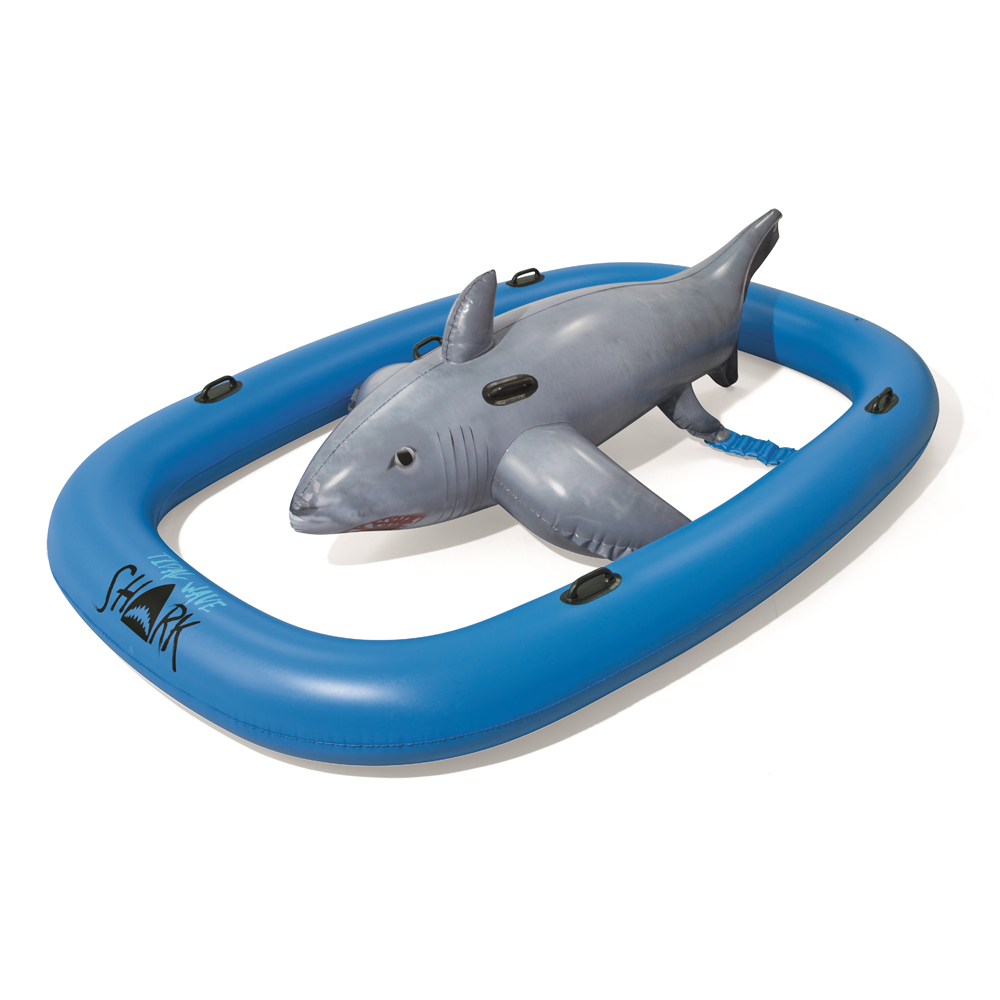 Bestway Tidal Wave felfújható cápa rodeó medence játék 310cm
