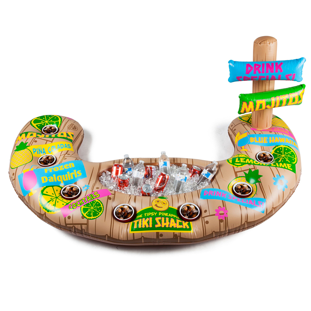 BigMouth Tiki felfújható, úszó ital bár 178cm