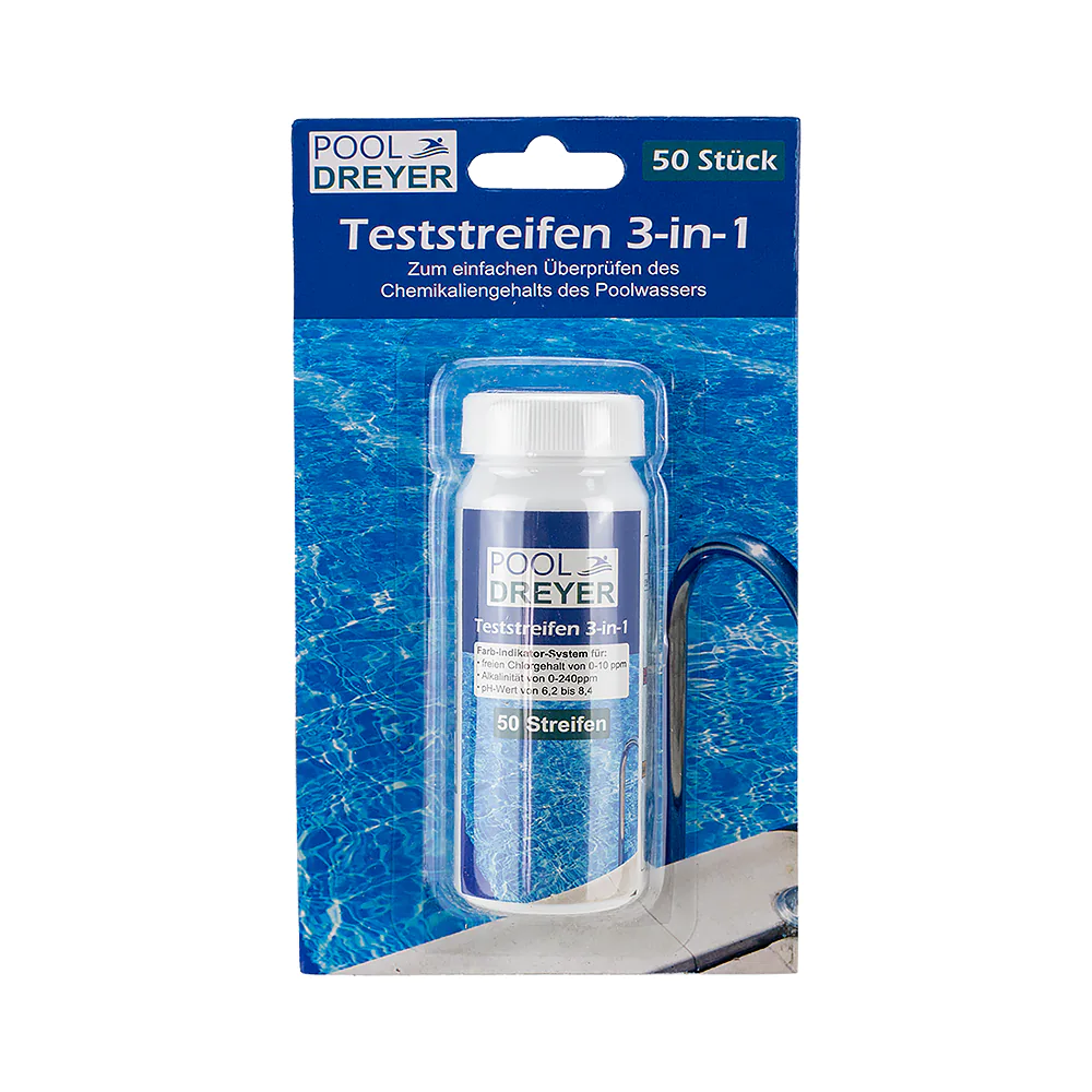 PurePool Pool&SPA "4in1" indikátoros medence vízelemző készlet 50db