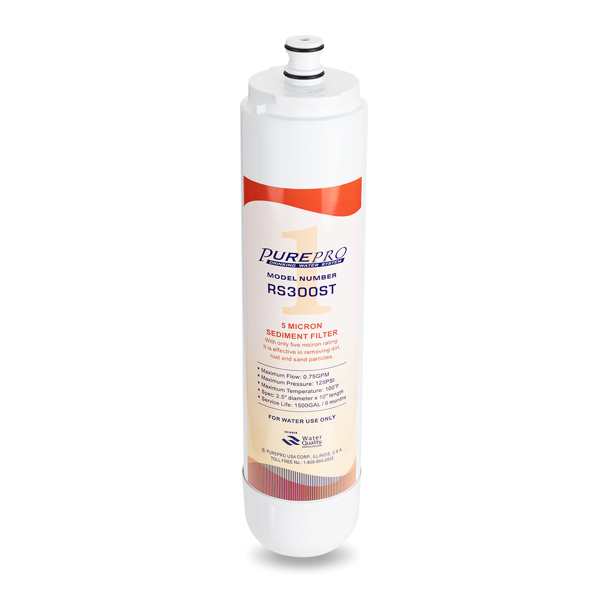 PurePro RS300ST 5µm mechanikai szűrőbetét, - Royal Quick, 2,5"