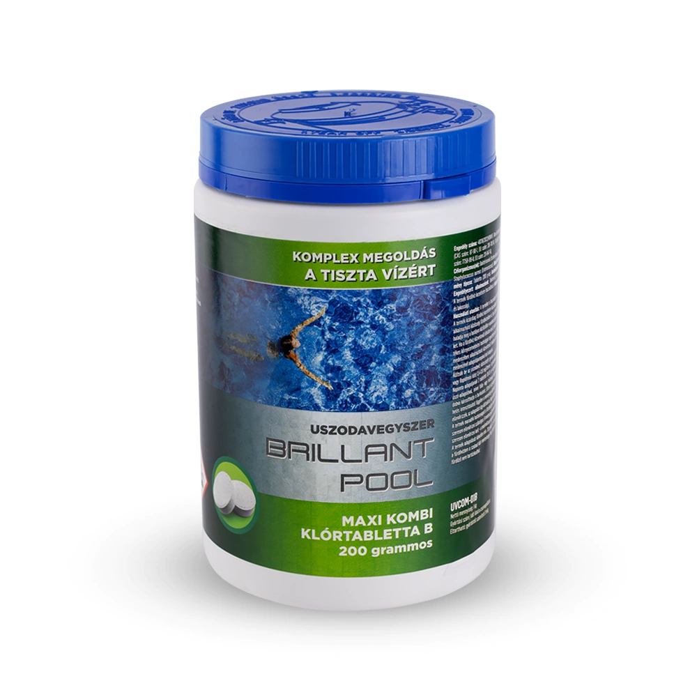 Brillant Pool Maxi Kombi Klór tabletta 200 g - 1 kg