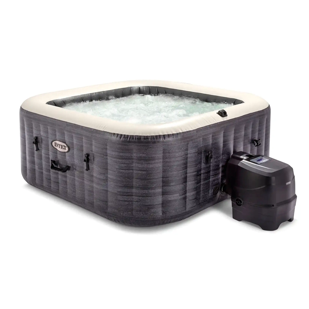Intex PureSpa Greystone Deluxe felfújható masszázsmedence, 175x71cm, ø211cm