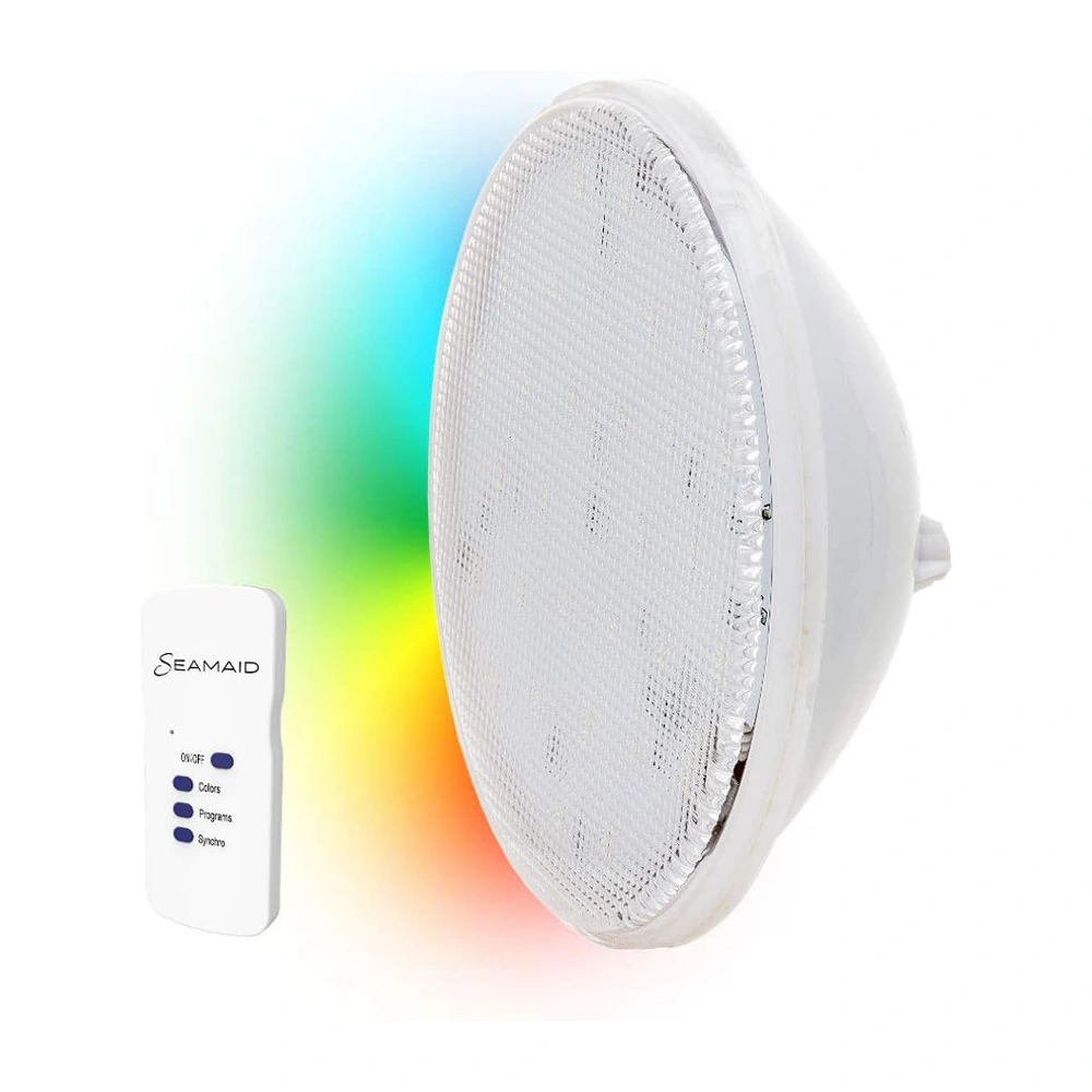 Seamaid LedInPool PAR56 LED medence izzó távirányítóval, RGB, 16W