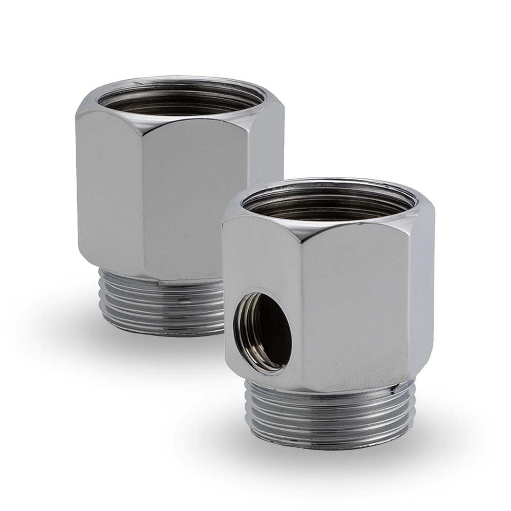 Bekötő csatlakozó dupla 3/4" x 3/4"  fali csaptelephez