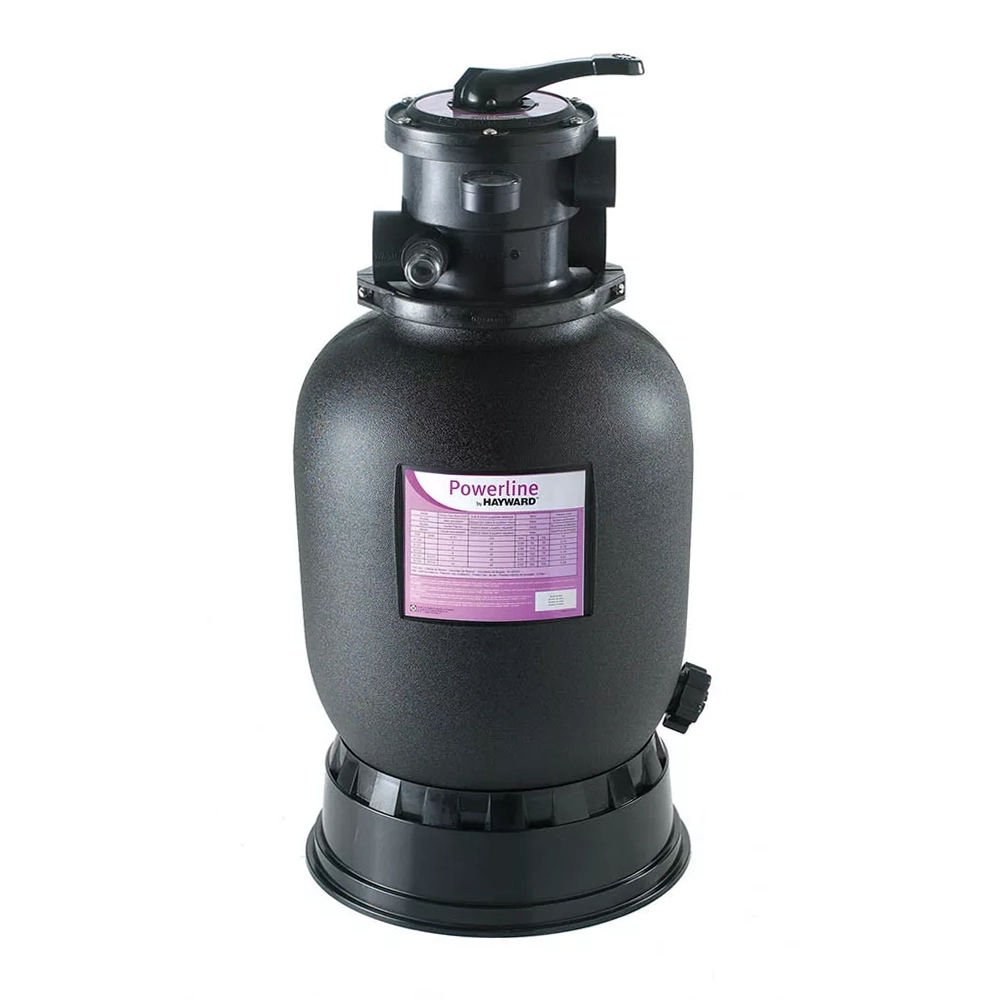 Hayward Powerline tetőszelepes HDPE szűrőtartály 6-utas váltószeleppel, 5m3/h, D350