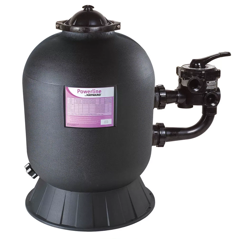 Hayward Powerline oldalszelepes HDPE szűrőtartály 6-utas váltószeleppel, 14m3/h, D600