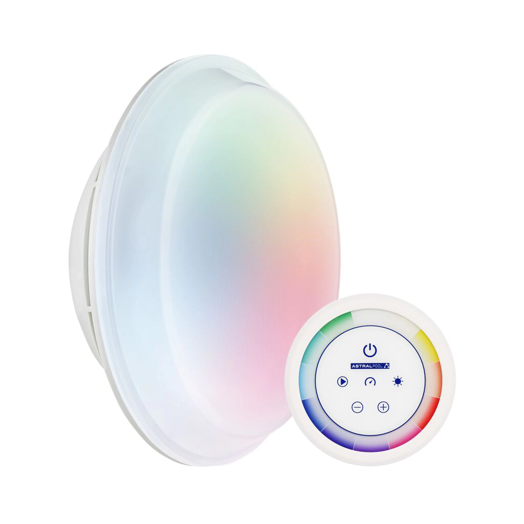 Astralpool LumiPlus PAR56 Plug&Play Kit 1+1 LED medence izzó távirányítóval, RGB, 34.5W