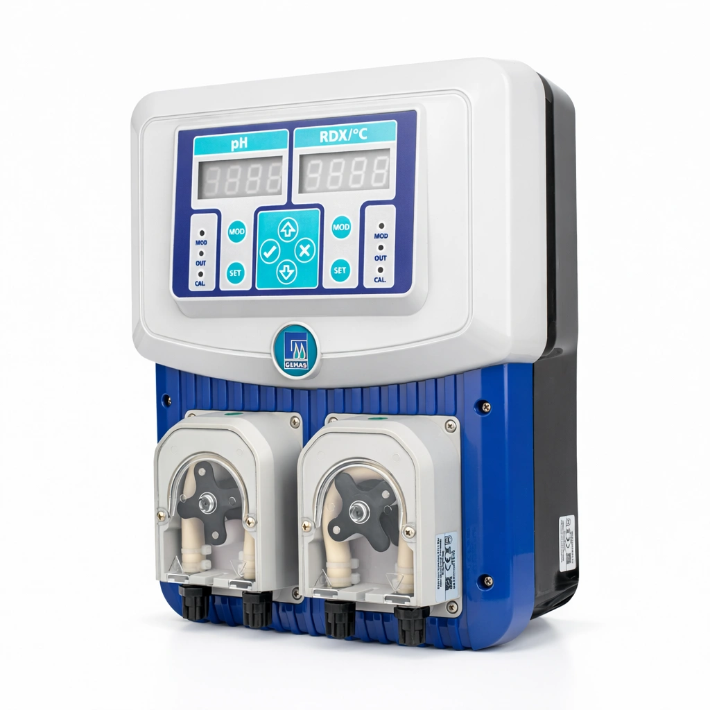 Gemas Pool Director Eco automata vegyszeradagoló és "pH/Rx" mérő, 3l/h