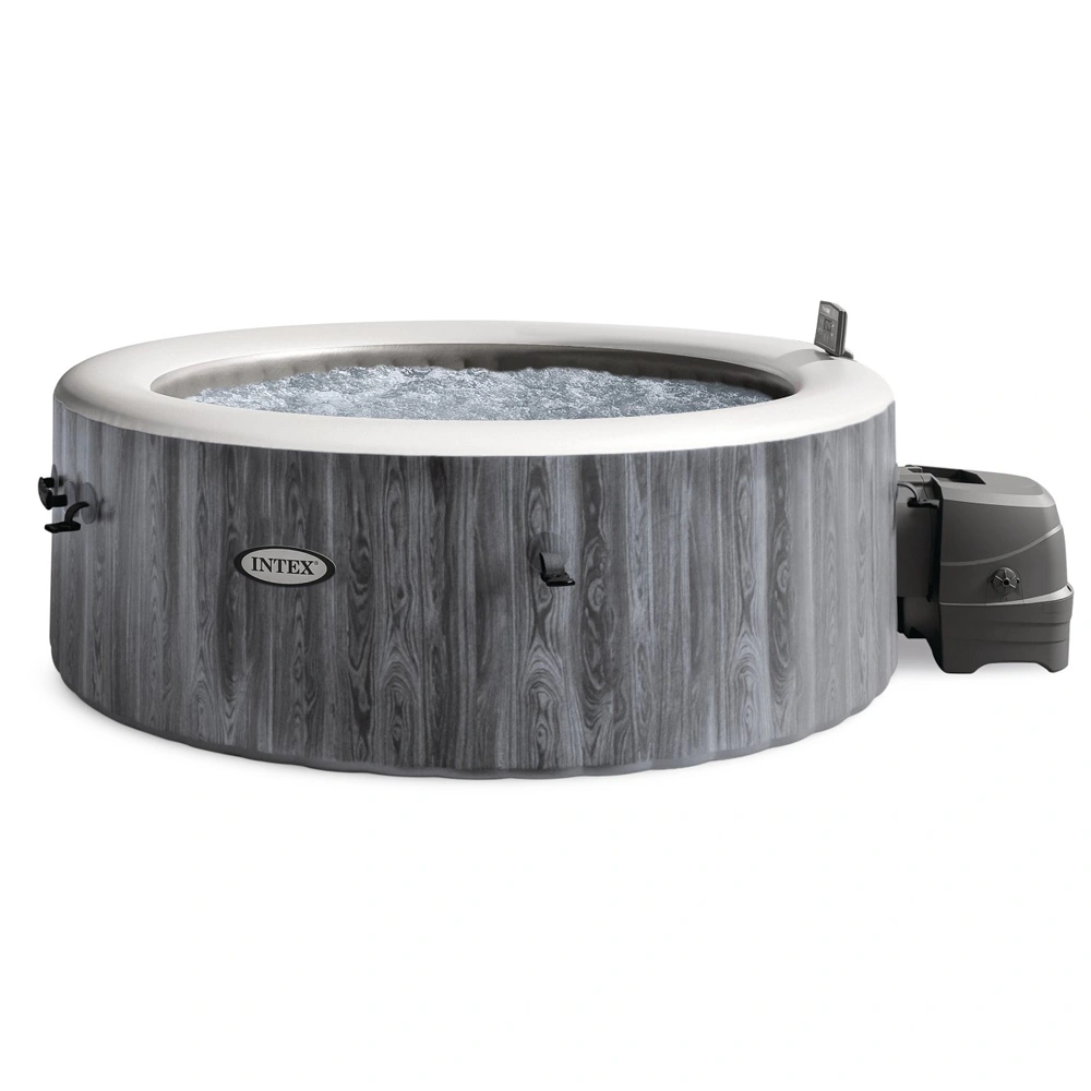 Intex PureSpa Greywood Deluxe felfújható masszázsmedence, 216x71cm