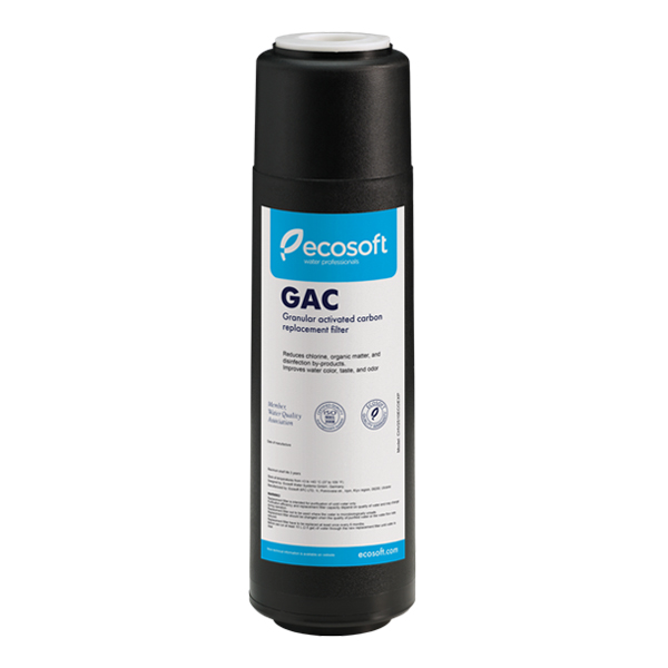 Ecosoft granulált aktívszén szűrőbetét - GAC, 10"