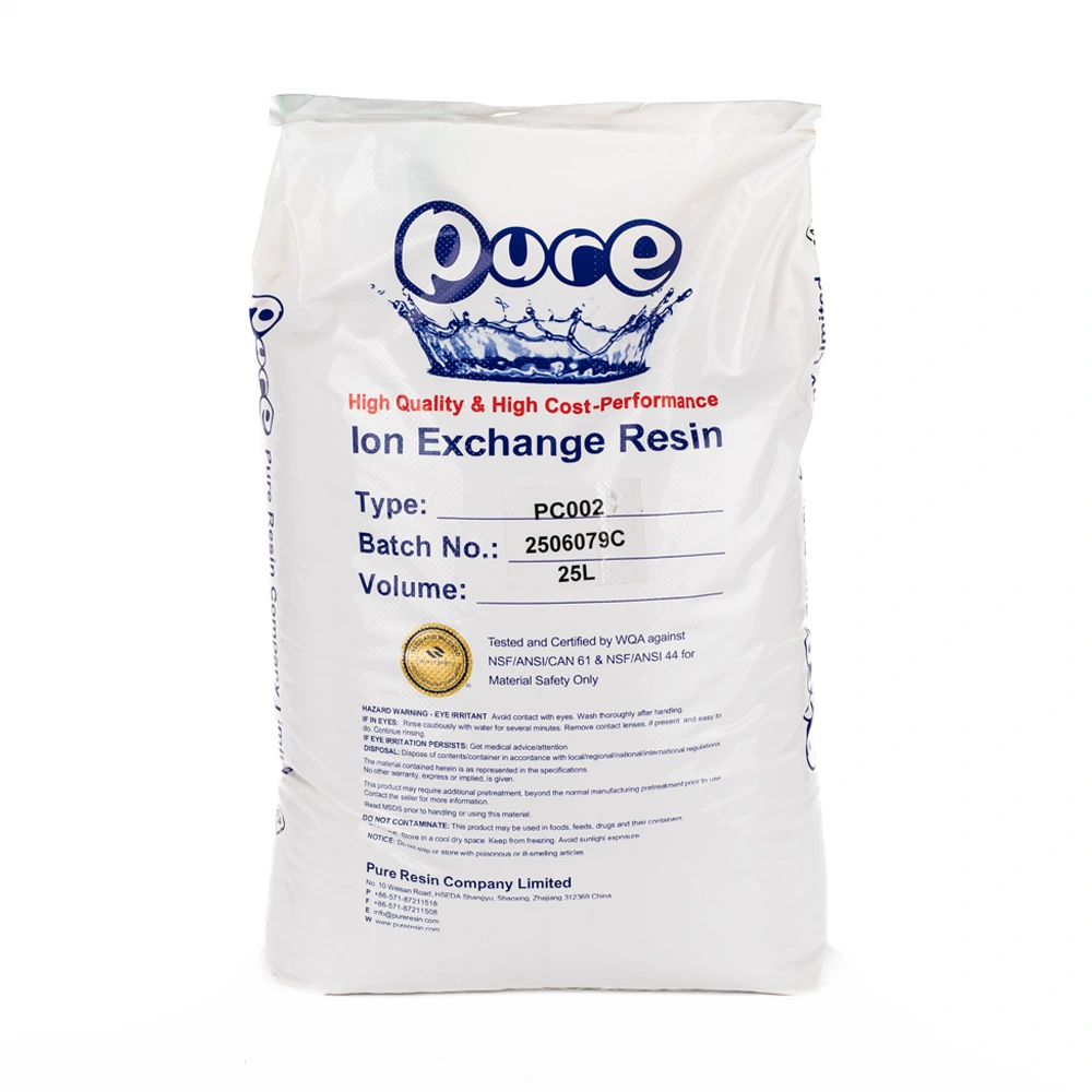 Pure Resin kationcserélő műgyanta vízlágyító töltet - 25 liter/zsák