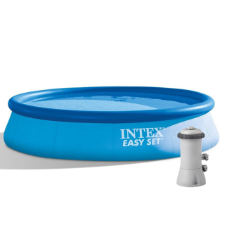 Intex EASY SET puhafalú kerti medence vízforgatóval, 366x76cm