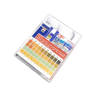 Deluxe pH mérő papír tesztcsík - lakmuszpapír plasztik tokban - 100 db