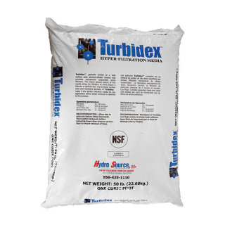 Turbidex ammónia és nehézfém eltávolításához szűrőanyag - 22,68 liter/zsák
