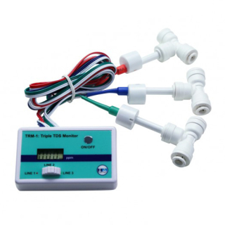 HM Digital TDS monitor RO víztisztítókhoz - 3db mérőcsúcs 1/4"x1/4" PUSH-IN