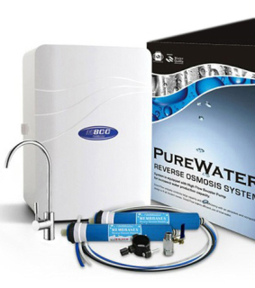 PurePro M800DF direkt átfolyós rendszerű RO víztisztító nyomásfokozóval