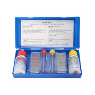 PurePool Neka 3in1 medence folyadékos vízelemző készlet - klór - pH - bróm mérő